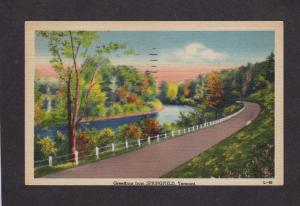 VT Greetings From Springfield VERMONT Linen Postcard PC Carte Postale