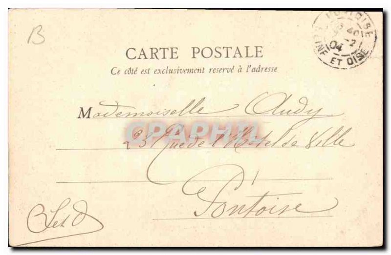 Old Postcard Chantilly Castle Picture Gallery