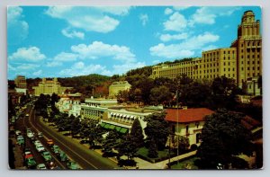 Central Avenue Hot Springs National Park Arkansas Vintage Unposted Army Hospital