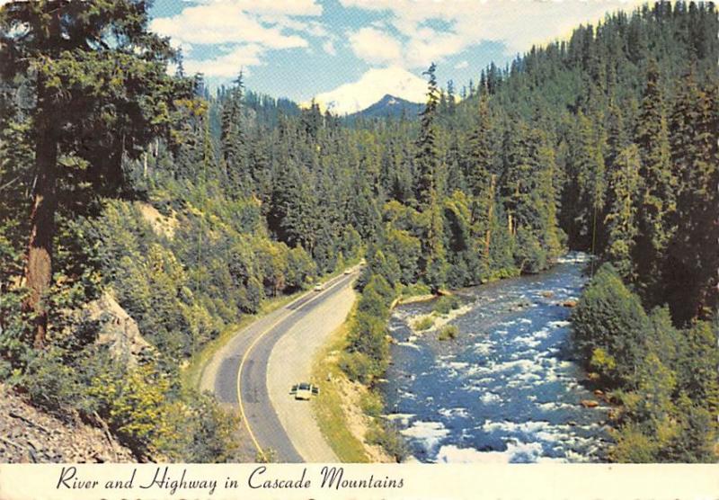 River & Highway - Cascade Mountains