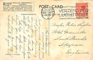 MV Derbyshire Bibby Line Ship 1939 