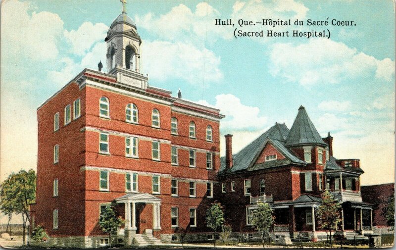 Postcard QC Hull Hopital du Sacre Coeur / Sacred Heart Hospital ~1910 M67