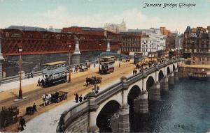 uk15247 jamaica bridge glasgow scotland  uk tram tramway bus