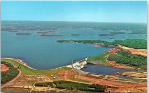 M-39602 Aerial View of Lake Norman The Inland Sea and Cowans Ford Dam North C...