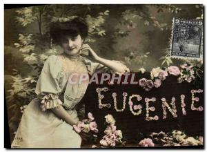 Old Postcard Eugenie Surname