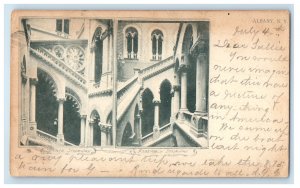 1902 Senate and Assembly Stairway Albany New York NY PMC Posted Postcard