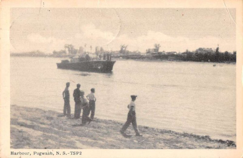 Pugwash Nova Scotia Canada Harbour Scenic View Vintage Postcard AA15319