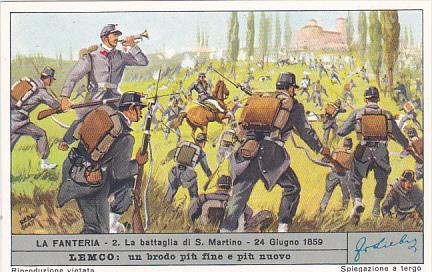 Liebig S1688 Infantry No 2 La battaglia di San Martino 24 Giugno 1859