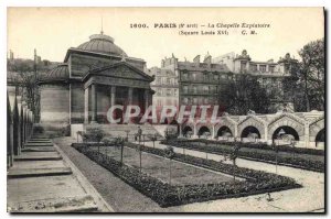 Postcard Old Paris 8 stop La Chapelle Expiatoire Square Louis XVI