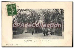 Old Postcard Newfoundland Narbonne Garden Walk