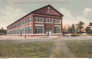 CHARLESTON, South Carolina, 1900-1910s; Yard And Dock Offices And Workshop At...