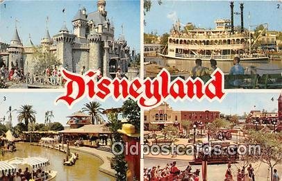 Sleeping Beauty's Castle, Mark Twain Disneyland, Anaheim, CA, USA 1959 