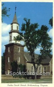 Bruton Parish Church - Williamsburg, Virginia VA  
