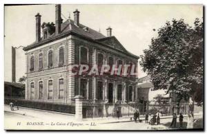 Old Postcard Bank Caisse d & # 39Epargne Roanne