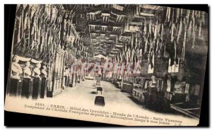 Old Postcard Paris Hotel Des Invalides Musee De l & # 39Armee Room Turenne Fl...