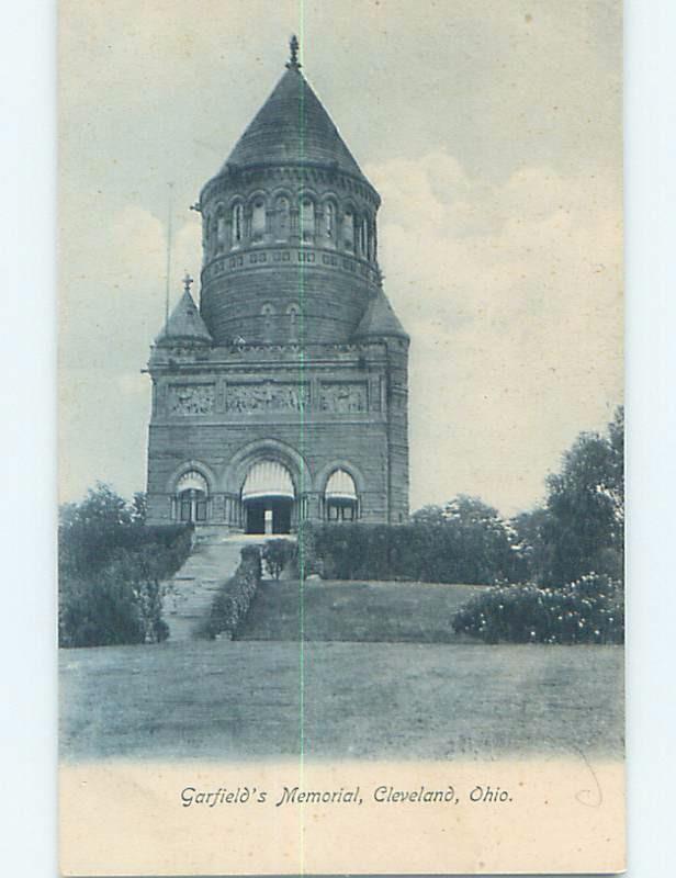 Pre-1907 PRESIDENT GARFIELD MEMORIAL Cleveland Ohio OH A0598