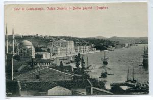 Imperial Palace Dolma-Bagtche Bosphorus Istanbul Turkey 1910c postcard