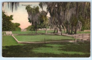 SEBRING, FL Florida ~ Handcolored KENILWORTH LODGE 1935 Albertype Postcard