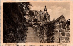 Germany Hesse Marburg Schlosstreppe Castle Steps