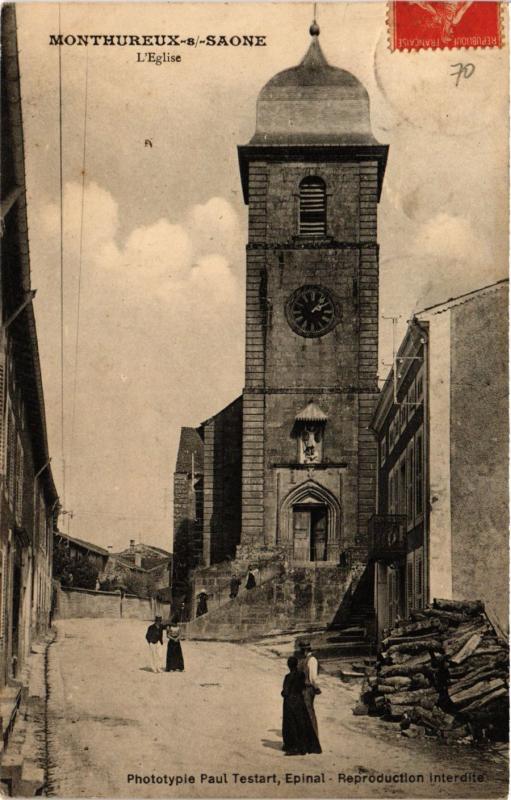 CPA MONTHUREUX-sur-SAONE L'Église (401038)