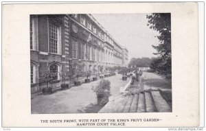 The South Front, with Part of the King's Privy Garden- Hampton Court Palace, ...