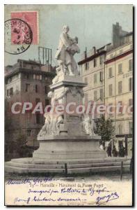 Postcard Ancient Monument Marseille Pierre Puget