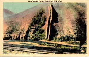Utah Weber Canyon The Devil's Slide 1947