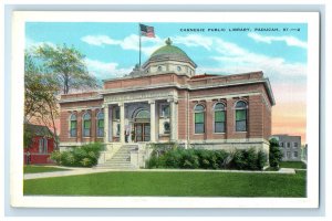 c1940s Carnegie Public Library Paducah Kentucky KY Vintage Postcard