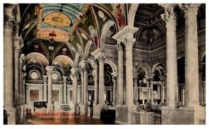 Washington DC Library of Congress , Central Hall 2nd Floor