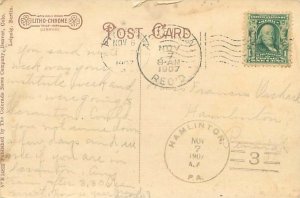 Colorado, 2nd Tunnel Canon of Grande River, D&RG RR 1907 Postmark