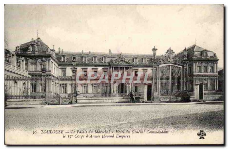 Toulouse - Le Palace Marechel - the General Commander Hotel - Old Postcard