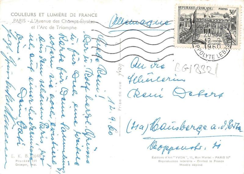 BG18321 paris l avenue des champs elysees car voiture  france