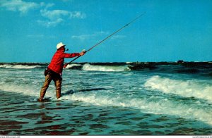 Fishing Surf Fishing Along The Shore Isle Of Palms South Carolina