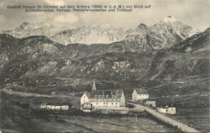 Austria Gasthof Hospiz St. Christoph auf dem Arlberg (unstick back) postcard