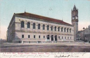 Boston Public Library Boston Massachusetts 1907