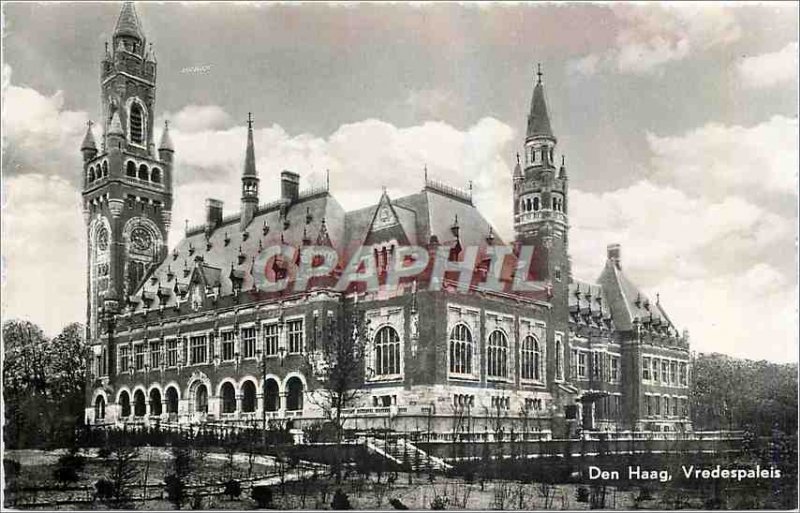 Old Postcard Den Haag Vredespaleis