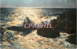 Modern Postcard La Cote Wave Effect