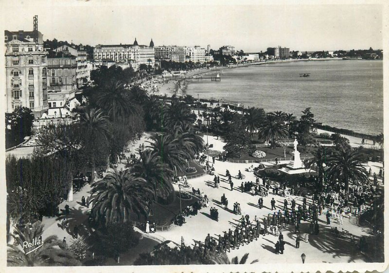 Postcard France Cannes jardins de la Croisette