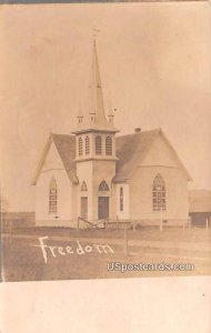 Church - Freedom, New York NY Postcard