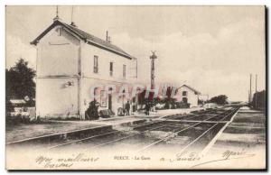 Foecy - La Gare - Old Postcard