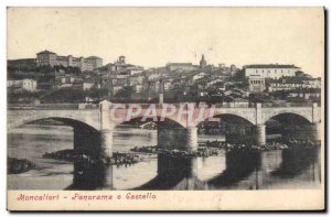 Postcard Old Moncalieri Panorama e Castello
