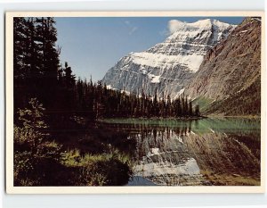 Postcard Mt. Edith Cavell, Jasper National Park, Canada