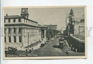 443196 South Africa Durban Gardiner Street trams Vintage postcard