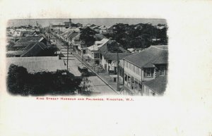 Jamaica King Street Harbour And Palisadoes Kingston W.I Vicente Postcard 04.05