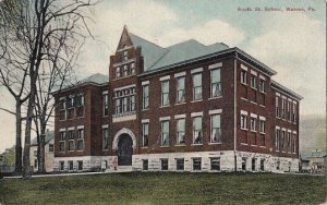 Postcard of South St School Warren PA