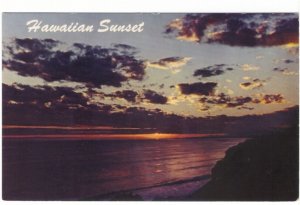 Hawaiian Sunset, Vintage Chrome Postcard