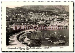 Modern Postcard Monaco Monte Carlo Principality De Quai Albert 1