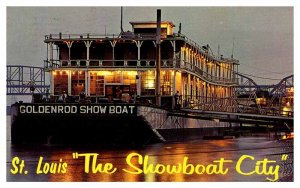 Postcard BOAT SCENE St. Louis Missouri MO AQ3515