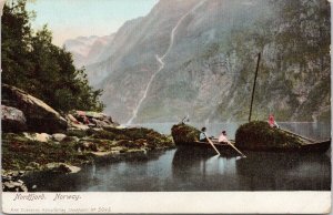 Nordfjord Norway Norge Axel Eliassons Konstforlag Postcard G84