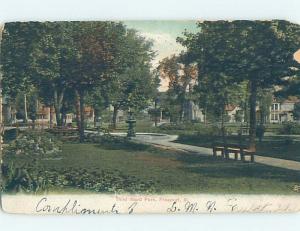 Pre-1907 PARK SCENE Freeport Illinois IL H4219